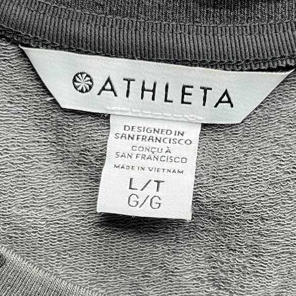 Athleta Camo Lux Balance Dress Black Womens Large Tall - Picture 13 of 15